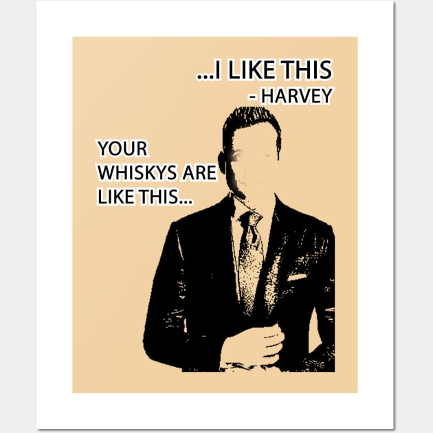 HARVEY SPECTER PHILOSOPHY Wall Art by Clan de Whiskeros